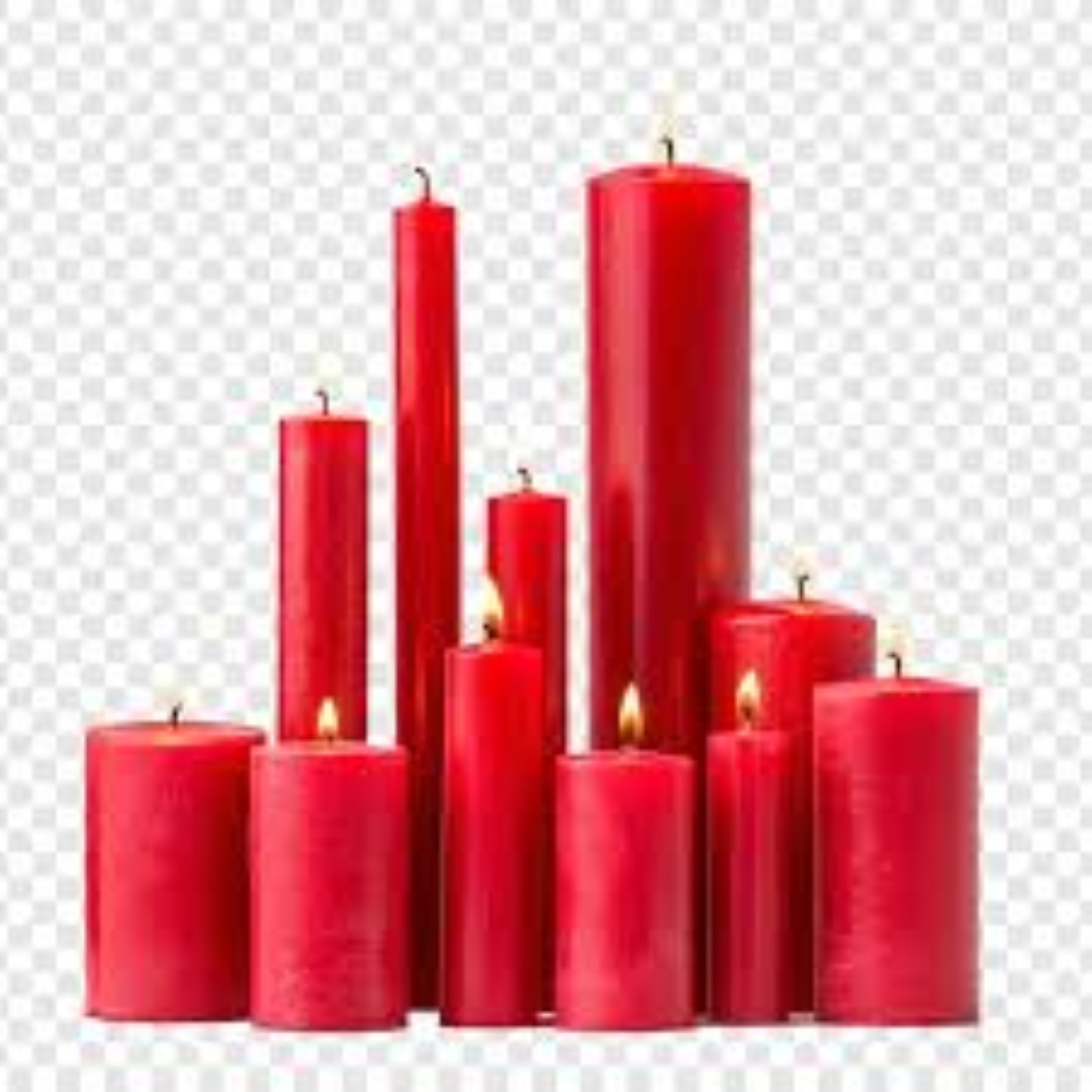 TWILITE TROPICAL CANDLES RED 8'S